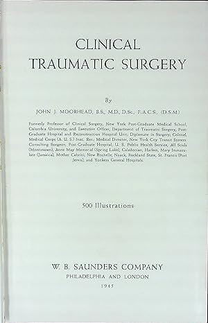 Bild des Verkufers fr Clinical Traumatic Surgery zum Verkauf von Wonder Book