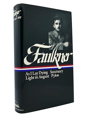 Seller image for WILLIAM FAULKNER Novels 1930-1935 : As I Lay Dying, Sanctuary, Light in August, Pylon for sale by Rare Book Cellar