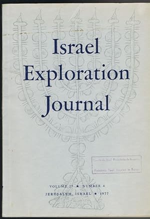 Israel Exploration Journal (Volume 27 Number 4)