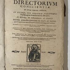 DIRECTORIUM CONSCIENTIAE. In duas partes divisum. In prima, per ordinem praeceptorum decalogi, ag...