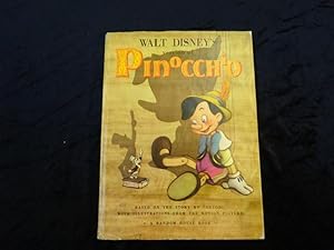 Walt Disney`s Version of Pinocchio. (Based on the Story by Collodi, With Illustrations from the M...