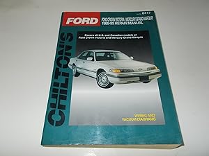 Seller image for Chilton's Ford Crown Victoria/ Mercury Grand Marquis 1989-93 Repair Manual for sale by Paradise Found Books