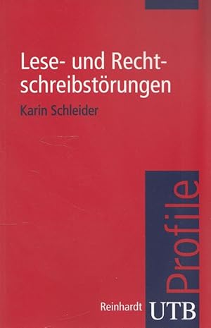 Image du vendeur pour Lese- und Rechtschreibstrungen UTB ; 3047 mit 9 Tabellen mis en vente par Versandantiquariat Nussbaum