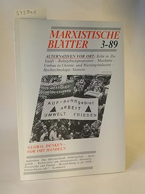 Immagine del venditore per Marxistische Bltter 3-89 27. Jahrgang, Mrz 1989 venduto da ANTIQUARIAT Franke BRUDDENBOOKS