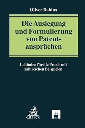 Immagine del venditore per Die Auslegung und Formulierung von Patentansprchen venduto da Rheinberg-Buch Andreas Meier eK