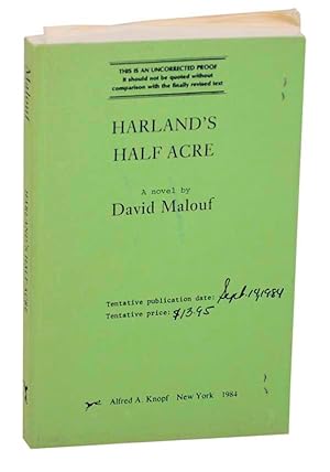 Seller image for Harland's Half Acre for sale by Jeff Hirsch Books, ABAA