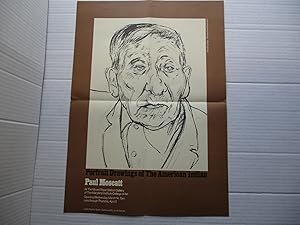 Seller image for Paul Moscatt Portrait Drawings of the American Indian The Mount Royal Station Gallery of the Maryland Institute College of Art 1972 Poster for sale by ANARTIST