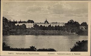 Ansichtskarte / Postkarte Tartu Dorpat Estland, Rahvamuseum Raadimoisas, Nationalmuseum Ratshof