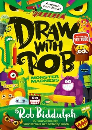 Bild des Verkufers fr Draw With Rob: Monster Madness zum Verkauf von Smartbuy