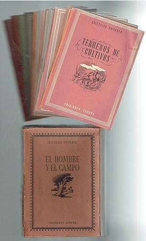 El hombre y el campo. 20 titulos en caja. (Completa). Colección Universo, tomo XIX.