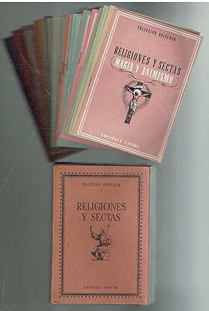 Religiones y sectas. 20 titulos en caja (Completa). Colección Universo, tomo VI.