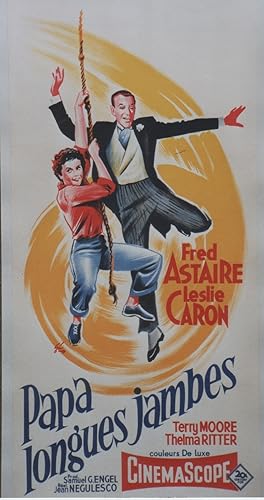 "PAPA LONGUES JAMBES (DADDY LONG LEGS)" Réalisé par Jean NEGULESCO en 1955 avec Fred ASTAIRE et L...