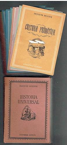 Historia Universal. 20 titulos en caja. (Completa). Colección Universo, tomo 8.