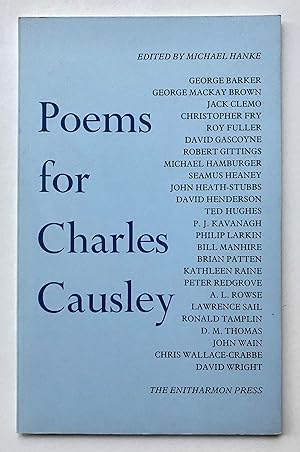 Seller image for Poems for Charles Causley for sale by George Ong Books