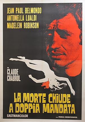 "A DOUBLE TOUR" Réalisé par Claude CHABROL en 1959 avec Jean-Paul BELMONDO / Affiche originale it...