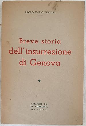 BREVE STORIA DELL'INSURREZIONE DI GENOVA,