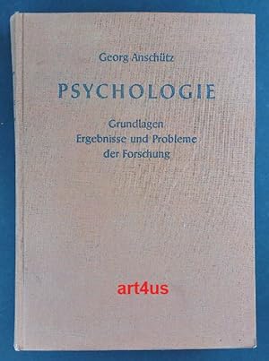 Bild des Verkufers fr Psychologie : Grundlagen, Ergebnisse und Probleme der Forschung. zum Verkauf von art4us - Antiquariat