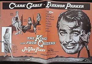 Immagine del venditore per The King and Four Queens Pressbook 1957 Clark Gable, Eleanor Parker venduto da AcornBooksNH