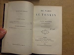 Image du vendeur pour De Paris au TONKIN troisime dition mis en vente par Librairie Les Fleurs du mal