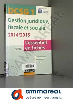 Seller image for DSCG 1 - Gestion juridique, fiscale et sociale 2014/2014 4e d - L'essentiel en fiches for sale by Ammareal