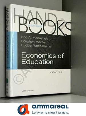 Bild des Verkufers fr Handbook of the Economics of Education zum Verkauf von Ammareal