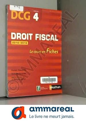 Bild des Verkufers fr Droit fiscal - DCG 4 - Le cours en fiches par preuve zum Verkauf von Ammareal