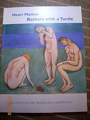 Bild des Verkufers fr Henri Matisse; Bathers with a Turtle The Saint Louis Art Museum Fall 1998 Bulletin zum Verkauf von Hammonds Antiques & Books