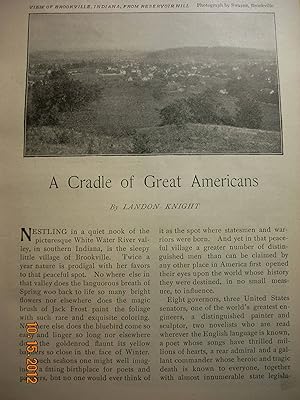 Seller image for Article: a Cradle of Great Americans for sale by Hammonds Antiques & Books
