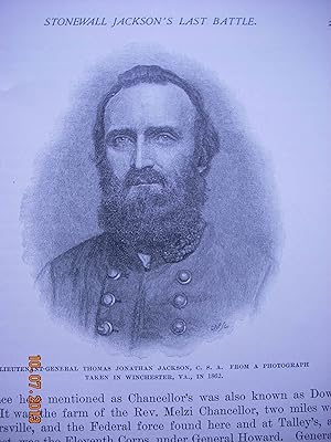 Seller image for Article: Stonewall Jackson's Last Battle for sale by Hammonds Antiques & Books