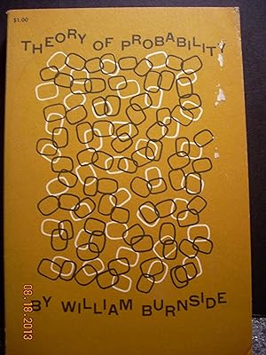 Seller image for Theory of Probability for sale by Hammonds Antiques & Books