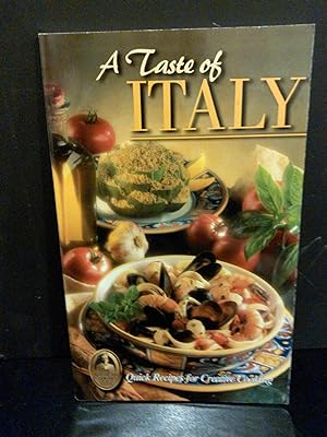 Imagen del vendedor de A Taste of Regional Italian Cuisine a la venta por Hammonds Antiques & Books