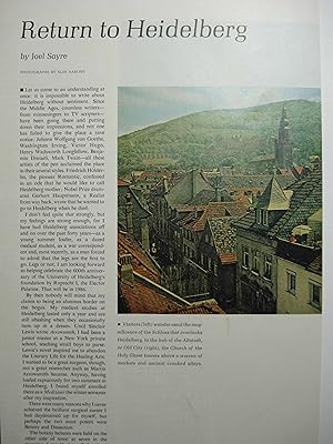 Imagen del vendedor de Article: Return to Heidelberg a la venta por Hammonds Antiques & Books