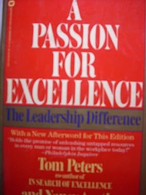 Seller image for A passion for excellence The leadership difference for sale by Hammonds Antiques & Books