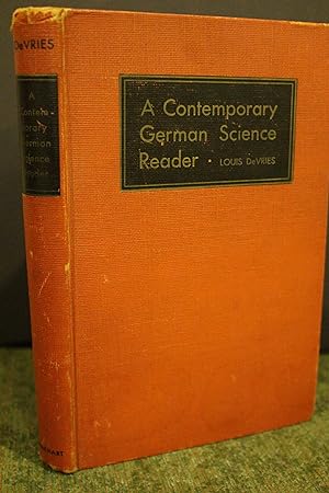 Seller image for Contemporary German Science Reader for sale by Hammonds Antiques & Books