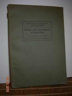 Seller image for Theory and performance of rectifiers for sale by Hammonds Antiques & Books