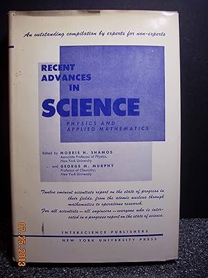 Seller image for Recent Advances in Science Physics and Applied Mathematics for sale by Hammonds Antiques & Books