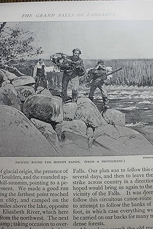 Image du vendeur pour Article: the Grand Falls of Labrador With Many Illustrations mis en vente par Hammonds Antiques & Books