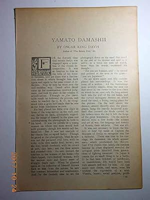 Image du vendeur pour Article: Yamato Damashii mis en vente par Hammonds Antiques & Books