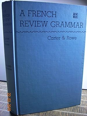 Imagen del vendedor de A French Review Grammar a la venta por Hammonds Antiques & Books