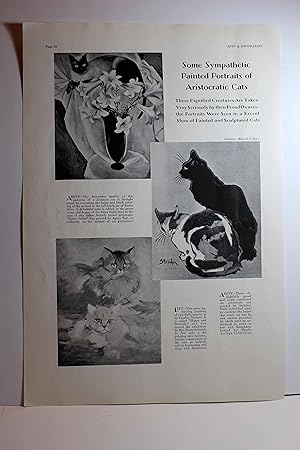 Seller image for Article: Some Sympathetic Painted Portraits of Aristocratic Cats for sale by Hammonds Antiques & Books