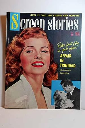 Seller image for Screen Stories Magazine; October 1952: AFFAIR in TRINIDAD, Rita Hayworth on Cover Articles: SOMEBODY LOVES ME, Betty Hutton, Ralph Meeker; YOU for ME, Peter Lawford, Jane Greet for sale by Hammonds Antiques & Books