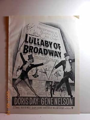 Immagine del venditore per Advertisement: Lullaby of Broadway, Doris Day, Gene Nelson venduto da Hammonds Antiques & Books