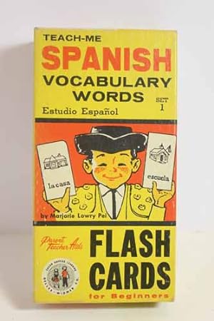 Immagine del venditore per Teach-Me Spanish Vocabulary Words, Set 1, Flash Cards for Beginners venduto da Hammonds Antiques & Books