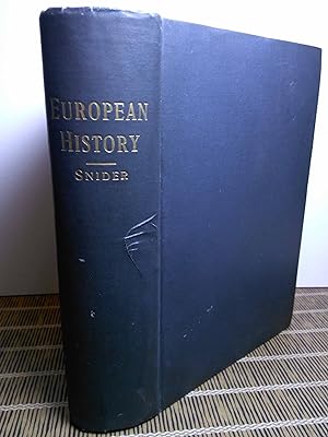 Imagen del vendedor de EUROPEAN HISTORY, CHIEFLY ANCIENT IN ITS PROCESSES a la venta por Hammonds Antiques & Books