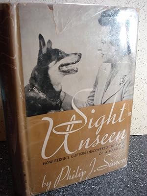 Imagen del vendedor de Sight unseen; How Bernice Clifton discovered the value of a handicap a la venta por Hammonds Antiques & Books