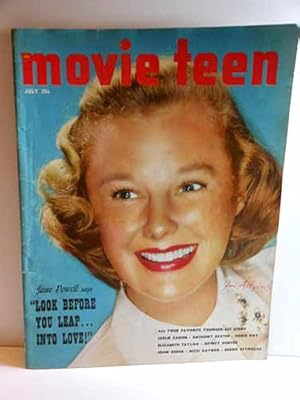 Seller image for Movie Teen Magazine: July 1952, June Allyson on Cover Articles: Mitzi Gaynor, Doris Day, Leslie Caron, Debbie Reynodls and Many Others for sale by Hammonds Antiques & Books