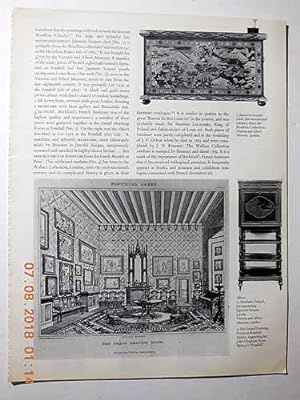 Image du vendeur pour Article: William Beckford's Furniture & William Beckford's Library mis en vente par Hammonds Antiques & Books