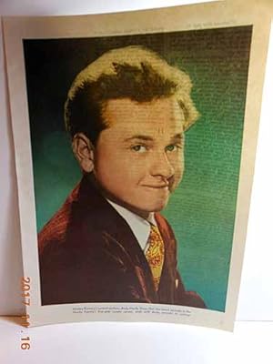 Immagine del venditore per Magazine Print of Mickey Rooney venduto da Hammonds Antiques & Books