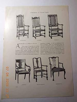 Immagine del venditore per Article: Armchairs in Period Styles venduto da Hammonds Antiques & Books