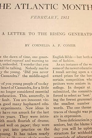 Image du vendeur pour Article: a Letter to the Rising Generation mis en vente par Hammonds Antiques & Books